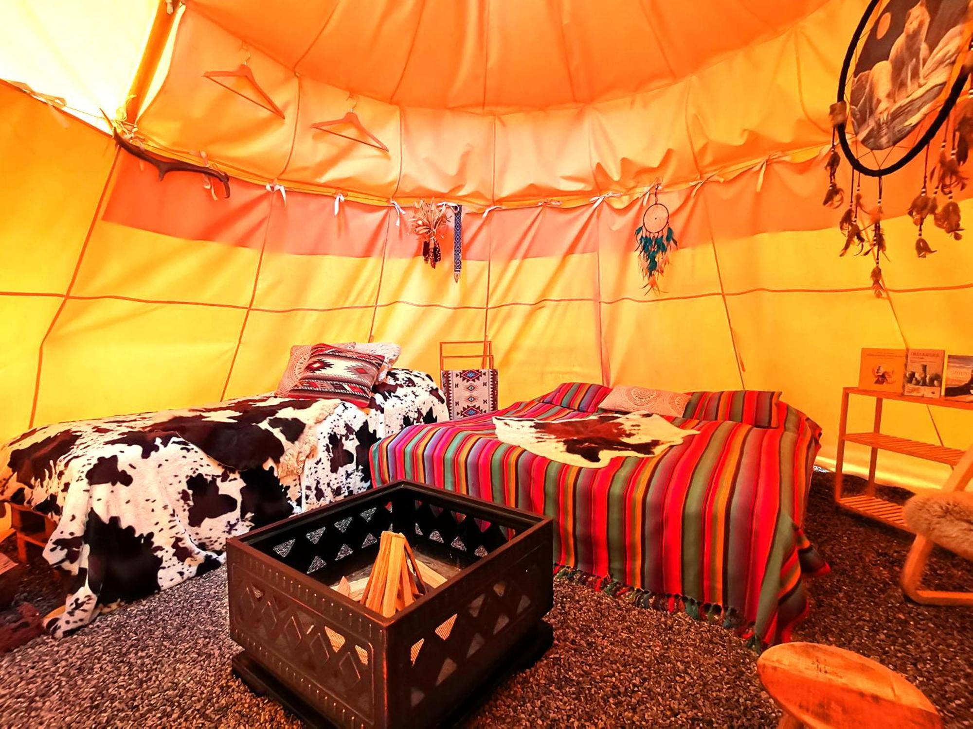 Hotel Teepee Camp Lounky Chodouny Exterior foto