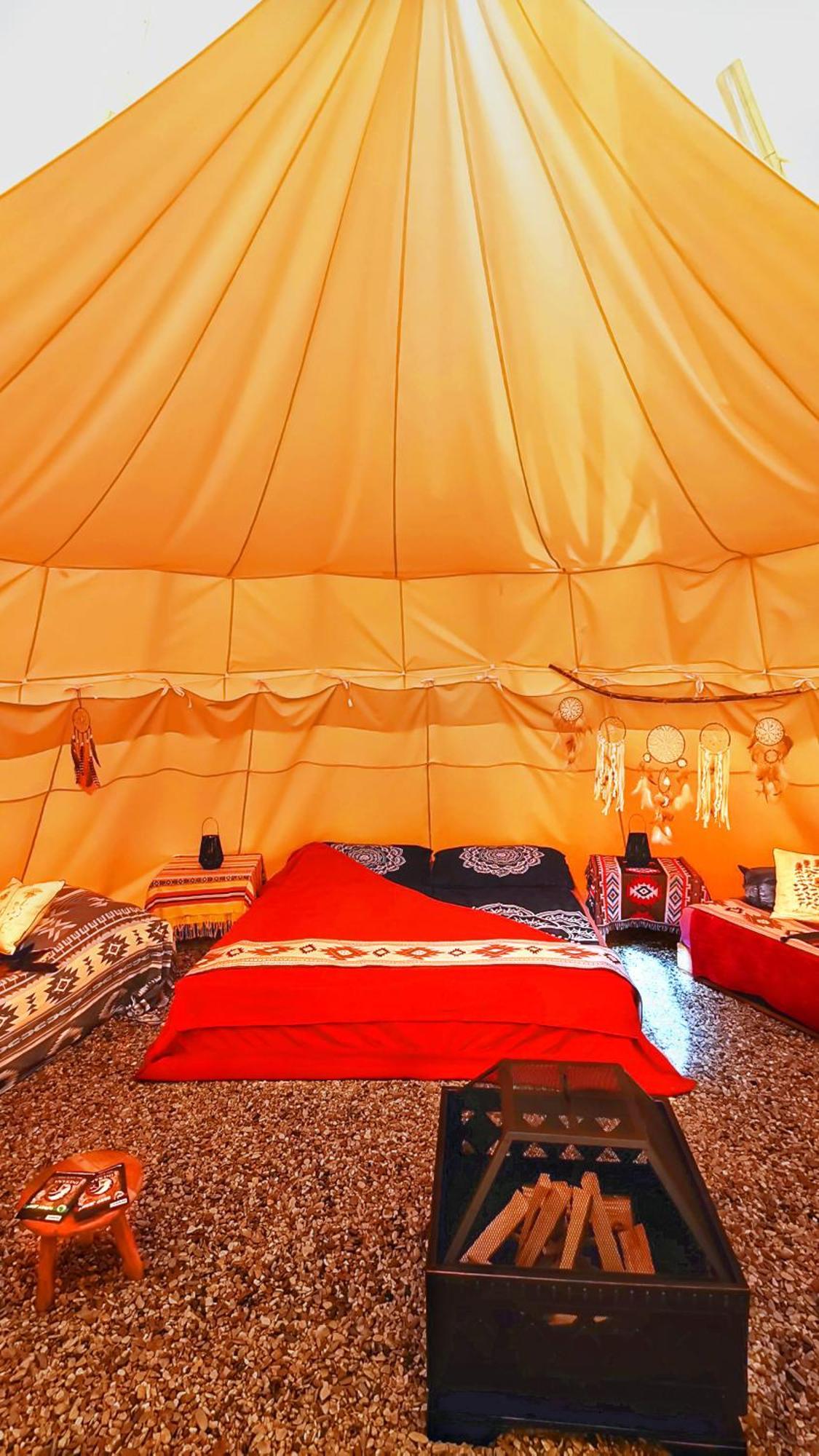 Hotel Teepee Camp Lounky Chodouny Exterior foto